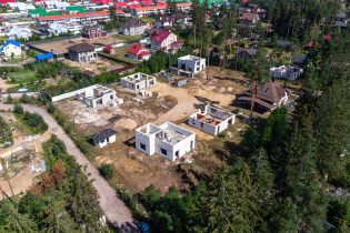 КП «HIDE Country Club Рощино»: ход строительства