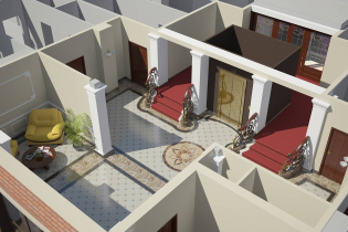 ЖК «Bel Palazzo» (Визуализация, фойе)