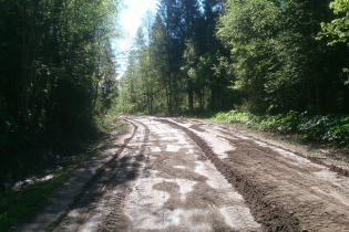 Дорога к КП «Журавки» (29.05.15)