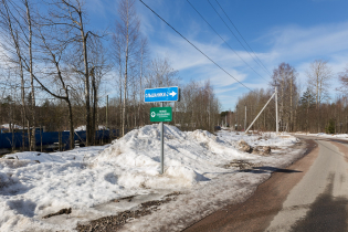 Поворот на КП «Ольшаники 2»