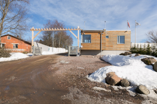 Въезд в КП «Ольшаники 2»