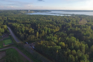 ЖК «Кавголовское озеро. Загородная резиденция» (аэрофотосъёмка)